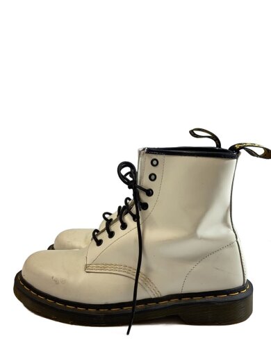 商品画像：8ホールブーツ/レースアップブーツ/UK10/WHT/レザー/10072 1