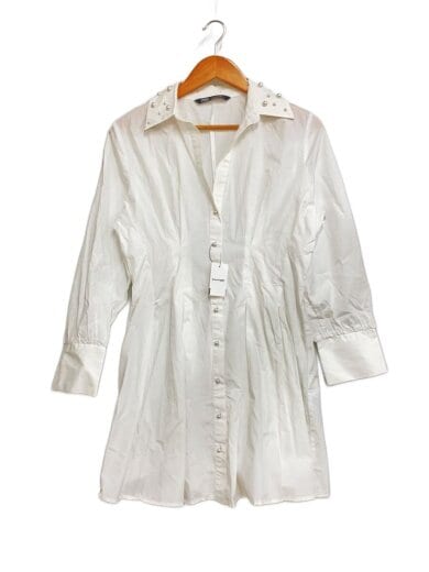 商品画像：シャツワンピース/M/コットン/WHT/2816/262/250// 1