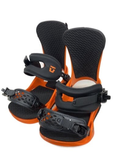 商品画像：STR/スノーボードバインディング/ML/ORN/ハイバック傷有り 1