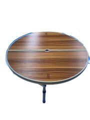 TB6-487 テーブル ワンポールテントテーブル TB6-487 [ブラウン/ベージュ]