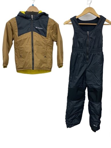 商品画像：SY1093 キッズセットアップ/ダブルフレーク セット/ウェアー/XS/KHK/SY1093 1