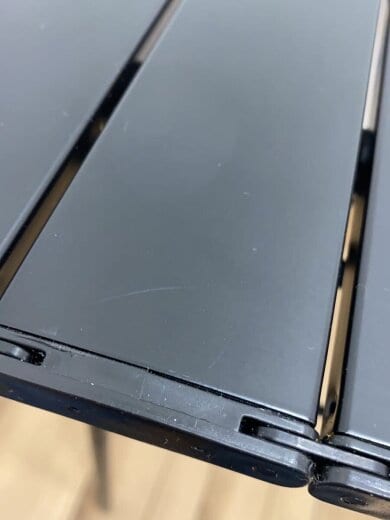 商品画像：UC-551 CSブラックラベル アルミツーウェイロールテーブル type2 UC-551/BLK// 7