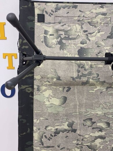 商品画像：2WAY アジャスタブルコット/カモフラ/VENTLAX/キャンプ用品その他/ブラック 7