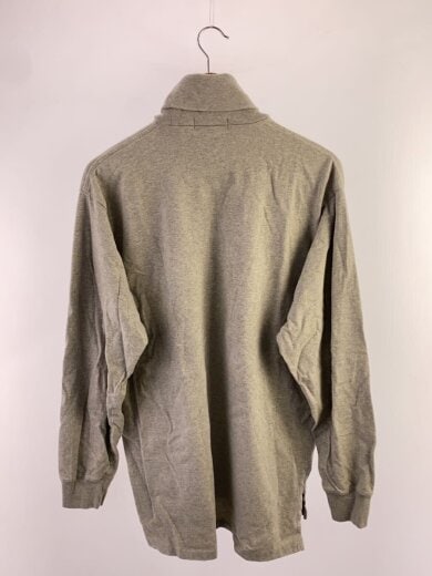 商品画像：タートルネック/ワンポイント/長袖Tシャツ/L/コットン/GRY 2