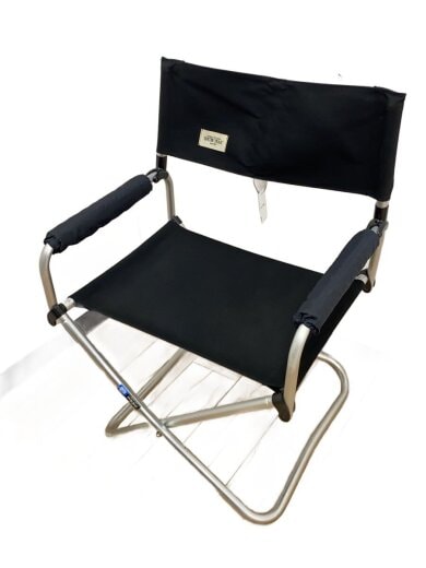 商品画像：LV-51 フォールディングD.チェアAL LV-51/1人用/BLK 1