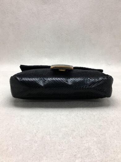 画像：FENDIマンマバケット/ビーズ/パイソン/ハンドバッグ/BLK5