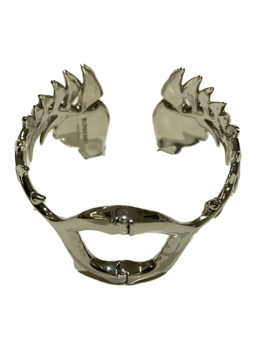 BURBERRY LONDON / Plated Fish Bone Cuff Bracelet/8039594/バングル/SLV/メンズ//