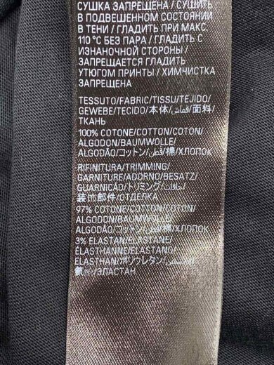 画像：BALENCIAGA24AW/長袖Tシャツ/3/コットン/BLK/7903655