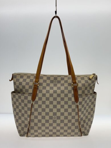 商品画像：トータリーMM_ダミエ・アズール_WHT/PVC/WHT// 1