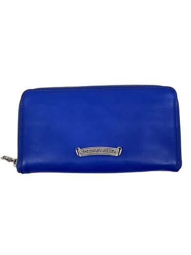 商品画像：BSフレア装飾ラウンドジップ/長財布/レザー/BLU/メンズ/15268-250512-0439 2