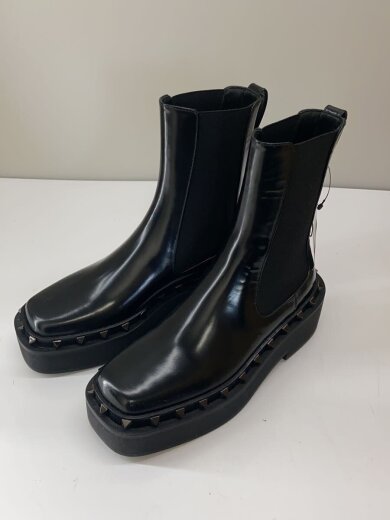 商品画像：サイドゴアブーツ/35.5/BLK/レザー 2