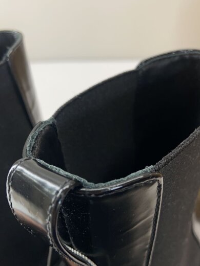 商品画像：サイドゴアブーツ/35.5/BLK/レザー 6