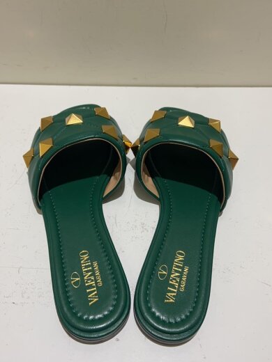 商品画像：サンダル/37.5/GRN/レザー 3