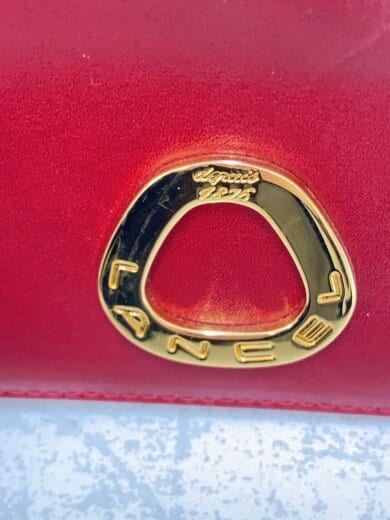 商品画像：2つ折り財布/レザー/RED/無地/メンズ 9