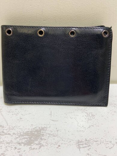 商品画像：90s/archive/キズ・スレ有/2つ折り財布/レザー/BLK/メンズ// 2