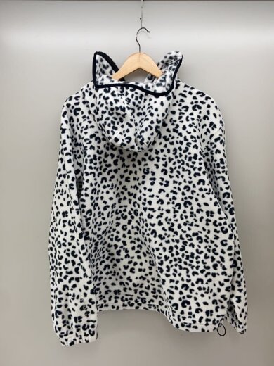 商品画像：フリースジャケット/L/ポリエステル/WHT/総柄 2