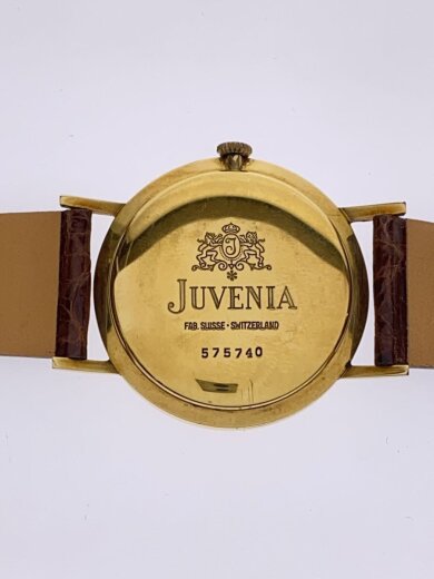 商品画像：JUVENIA/手巻腕時計/アナログ/レザー/WHT/BRW/575740// 3