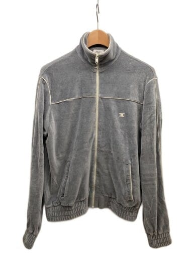 商品画像：ベロアトラックジャケット/XS/コットン/GRY/無地/2Y1686791 1