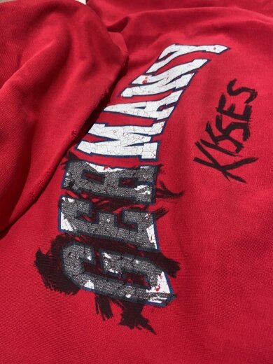 商品画像：23AW/パーカー/1/コットン/RED/761458 8