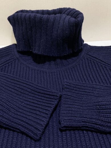 商品画像：ニット・セーター(厚手)/S/ウール/NVY 8