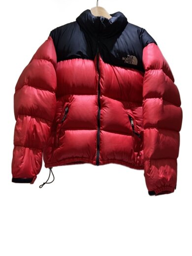 商品画像：90-00s/若干ヨゴレ・ダメージ有/ダウンジャケット/L/ナイロン/RED/nf002yo 1