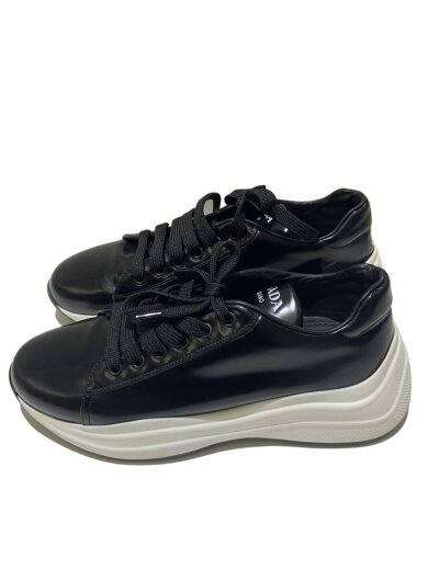 商品画像：ローカットスニーカー/37.5/BLK/レザー/679// 1