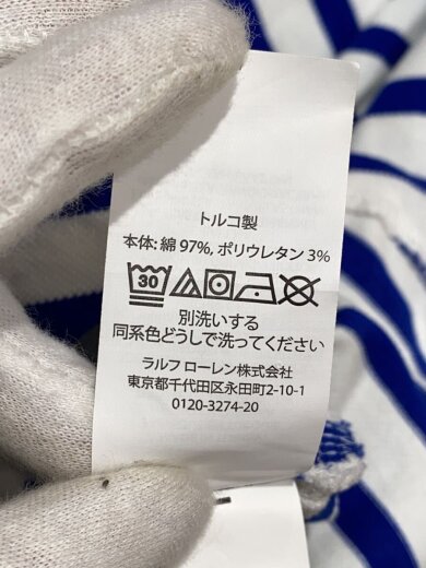 商品画像：半袖ワンピース/S/コットン/WHT/ボーダー// 5