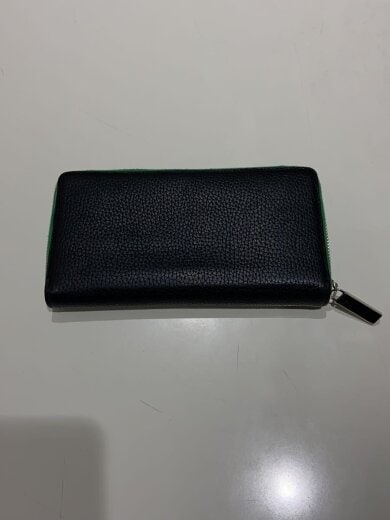 商品画像：ジップアラウンドウォレット グリーン インテリア/レザー/BLK/メンズ 2