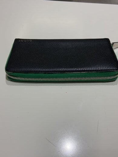 商品画像：ジップアラウンドウォレット グリーン インテリア/レザー/BLK/メンズ 6