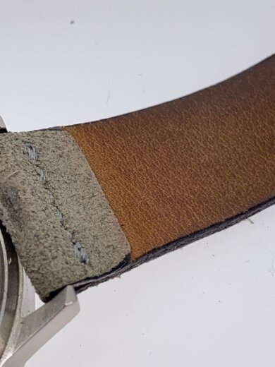 商品画像：自動巻腕時計/アナログ/レザー/WHT/GRY/SS/lh-90036 6