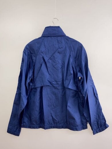 商品画像：80s/黒タグ/スタンドカラー/ジップアップナイロンジャケット/M/ナイロン/NVY/無地 2