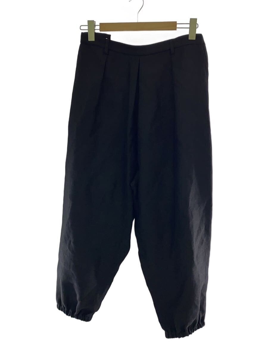 SAINT LAURENT / スラックスパンツ/48/リネン/BLK/642383　Y1C47//