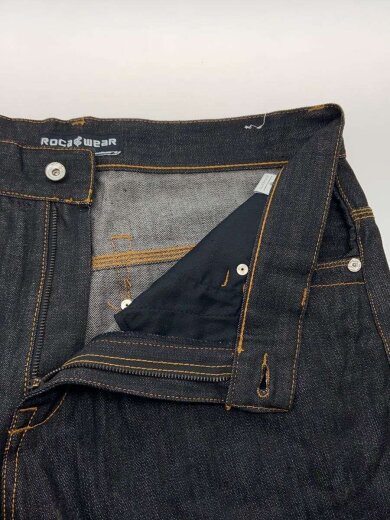 商品画像：00s/バギーストレートデニムパンツ/size:W38/コットン/BLK/無地 3