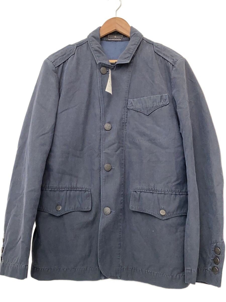 STONE  / 90s～/M-39タイプ/ボタン留めミリタリーコットンジャケット/L/NVY/無地/4914AOKQ