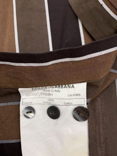 商品画像：90s～00s/長袖シャツ/--/コットン/BRW/ストライプ// 5