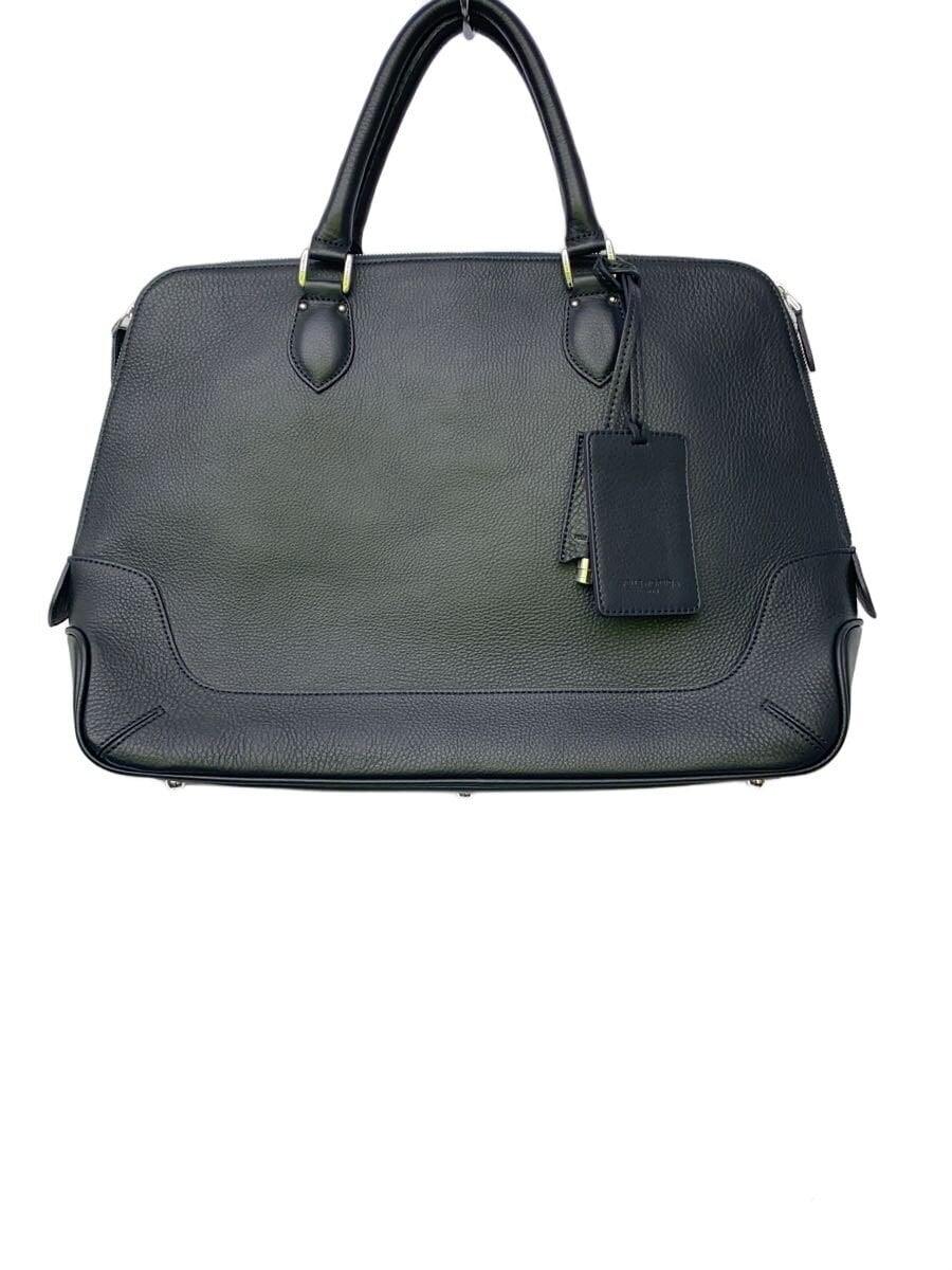 PELLE MORBIDA / Maiden Voyage/ブガッティバッグ/ブリーフケース/シュリンクレザー/NVY/PMO-MB04A