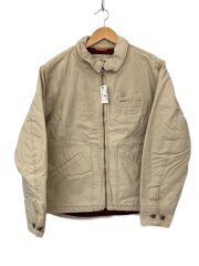 00s/ダック生地/スイングトップジャケット/L/コットン/CRM/無地