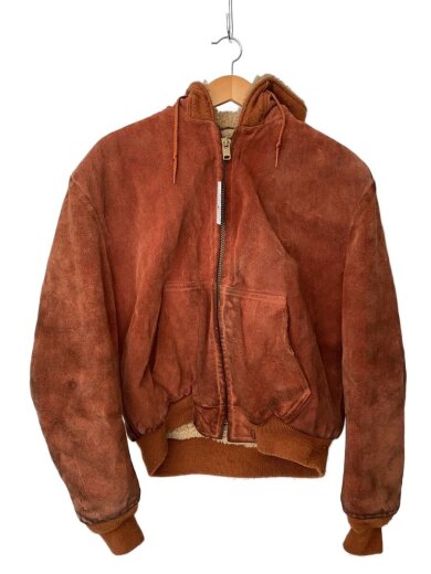 商品画像：70s～80s/ボア/スウェードジャケットフーディ/size:42/レザー/BRW/着用感有 1