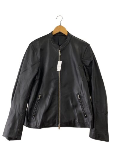 画像：STUDIOUSダブルジップ/シングルライダースジャケット/size:3/羊革/BLK/無地/1074580011