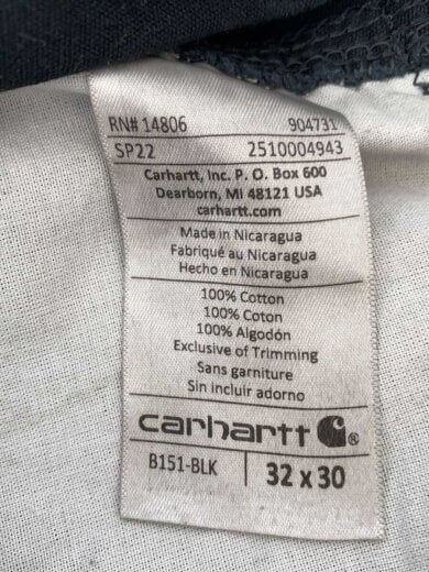 商品画像：ペインターパンツ/32/コットン/BLK/B151-BLK// 5