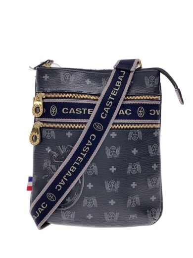 商品画像：ワンショルダーバッグ/レザー/BLK/モノグラム 1