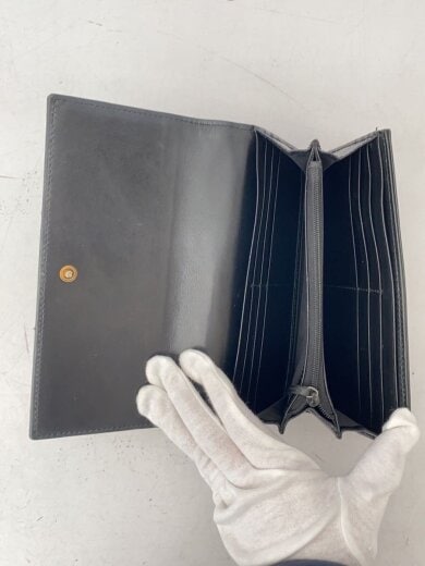 商品画像：長財布_GGマーモント_キルティング/レザー/BLK/無地/レディース 4