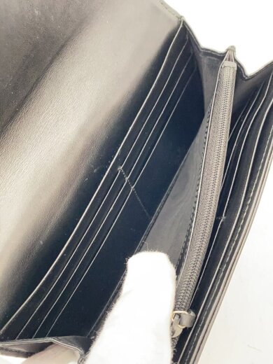 商品画像：長財布_GGマーモント_キルティング/レザー/BLK/無地/レディース 6