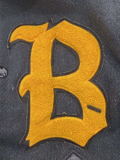 商品画像：50s～/スタジャン/チェーンステッチ/ウール/BLK/無地 7