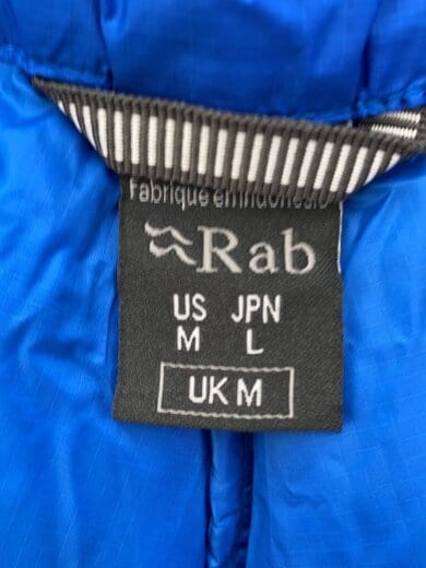 商品画像：×Rab/Argon Pants/ボトム/L/ポリエステル/BLU/無地/QDC-15 5