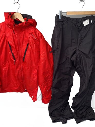 商品画像：FA-6S35228T/FA-6S35228T FABLICE/ウェアー/L/ジャケット：RED/ボトム：BLK/FA-6S35228T/FA-6S35228T 1