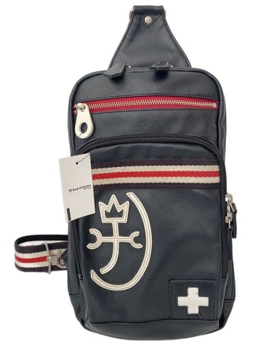 商品画像：ショルダーバッグ/レザー/BLK/無地 1