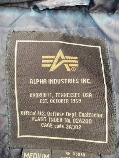 商品画像：00s/ダウンジャケット/M/ナイロン/NVY/無地 3