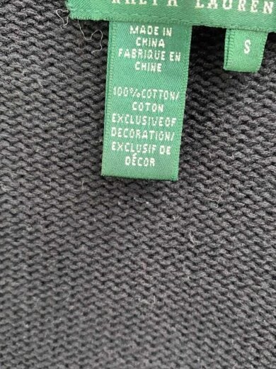 商品画像：90s～00s/ドライバーズニット/アーミーセーター/S/コットン/BLK/無地 5