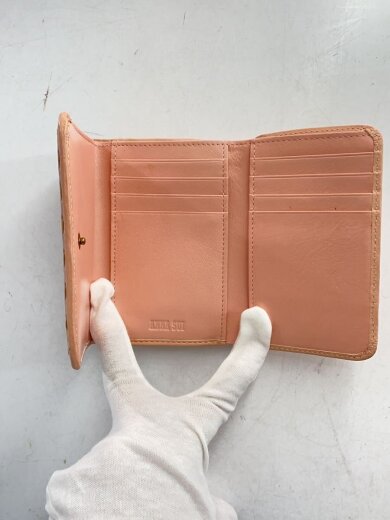 商品画像：薔薇/がま口/3つ折り財布/レザー/PNK/花柄/レディース 4